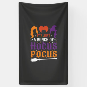 Halloween Hokuspokus Hexen-Typografie Vektor Banner