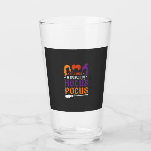 Halloween Hokuspokus Hexen-Typografie Vektor Glas