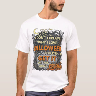 Halloween Hol es Gruselig Baum Kürbisse Fledermäus T-Shirt