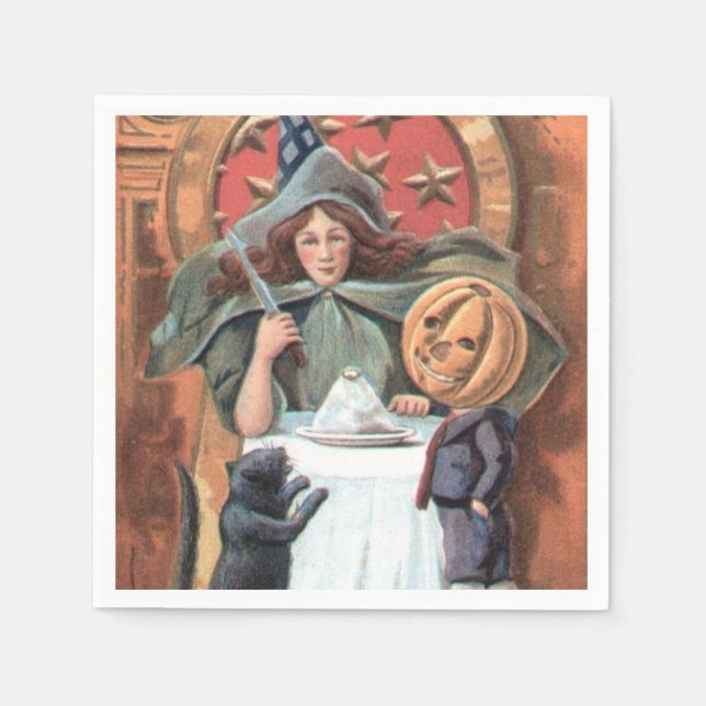 Halloween-Holiday-Papierservietten Serviette (Vorderseite)