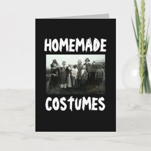 HALLOWEEN HOMEMADE COSTUMES FUNNY GREETING CARD KARTE