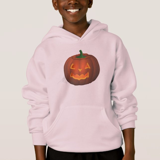 Halloween Hoodie Pumpkin Jack-o-lantern Sweatshirt (Vorderseite)