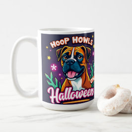 Halloween Hoop Howles: Mops im Basketballmodus Kaffeetasse