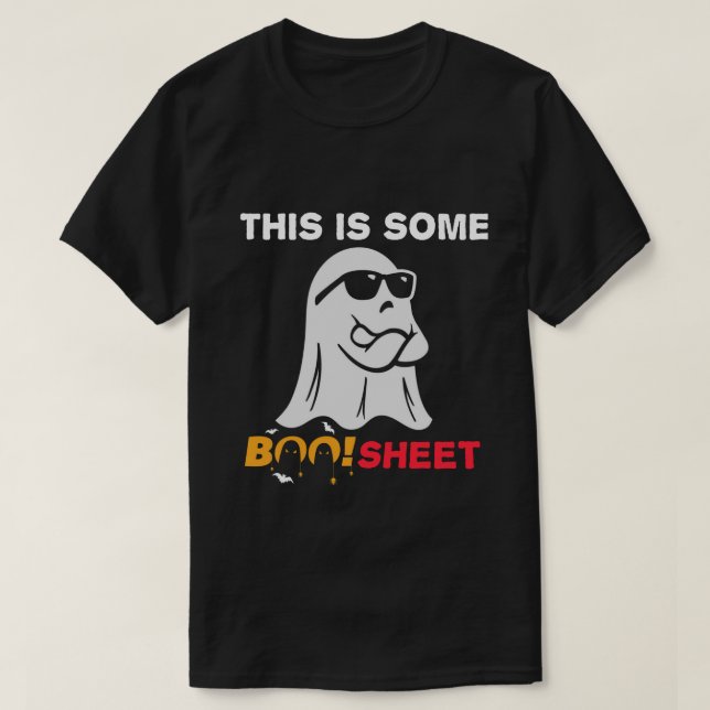 Halloween Horror 2024, DAS IST EIN BOO-SHEET T-Shirt (Design vorne)