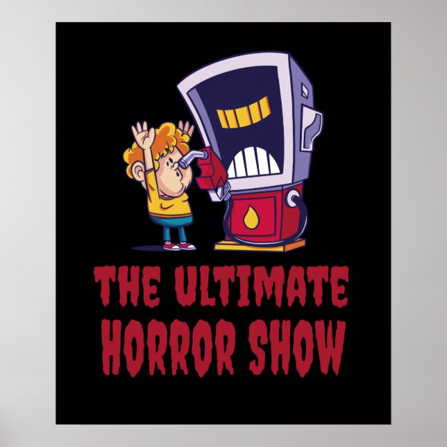 Halloween - Horror auf Tankstelle anzeigen Poster (Vorne)