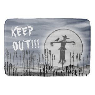 Halloween Horror Creepy Scarecrow Bath Mat Badematte