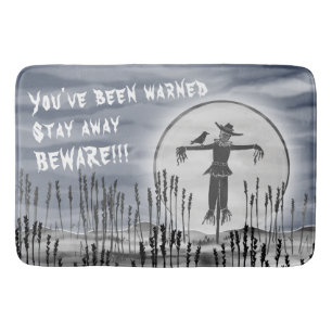 Halloween Horror Creepy Scarecrow Bath Mat Badematte