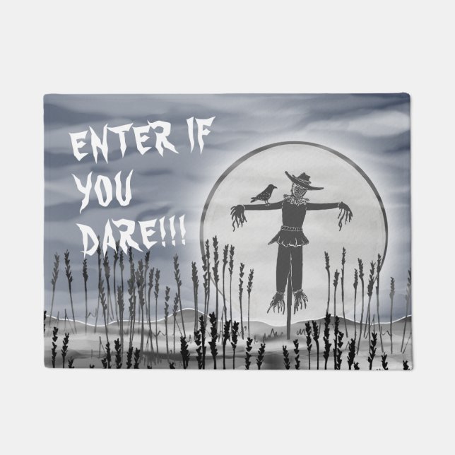 Halloween Horror Creepy Scarecrow Doormat Fußmatte (Vorderseite)