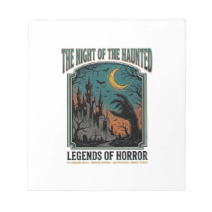 Halloween Horror Grusel Nacht Vintage Gruselig_1 Notizblock