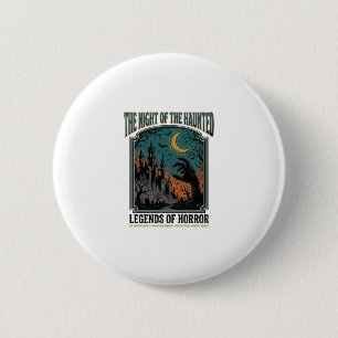 Halloween-Horror-Gruselige Nacht Vintage Gruselig_ Button