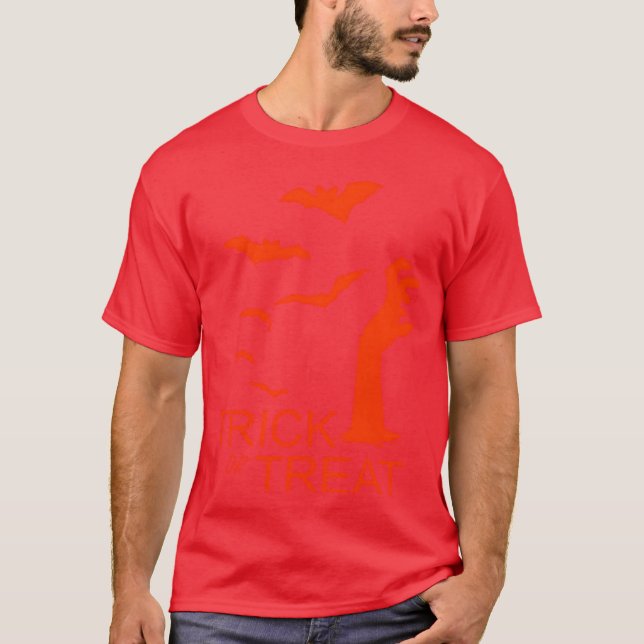 HALLOWEEN HORROR HAND Freunde T-Shirt (Vorderseite)