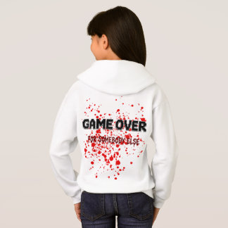 Halloween-Horror-Hoodie – „Game Over für irgendjem Hoodie