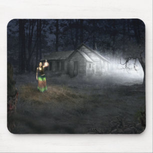 Halloween Horror House Mousepad