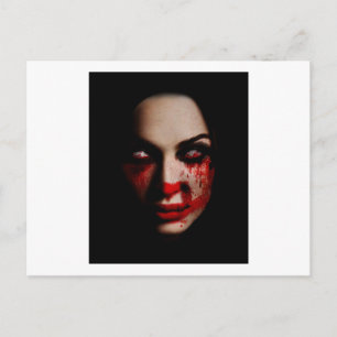 Halloween Horror Kostüme für Männer und Frauen Postkarte