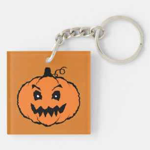 Halloween Horror Kürbis Schlüsselanhänger