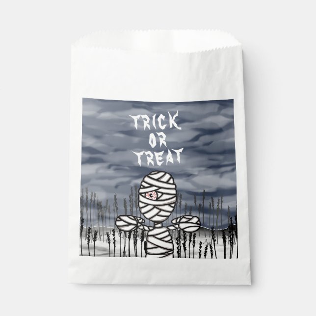 Halloween-Horror-Mummy-Trick oder -Tasche Geschenktütchen (Vorderseite)