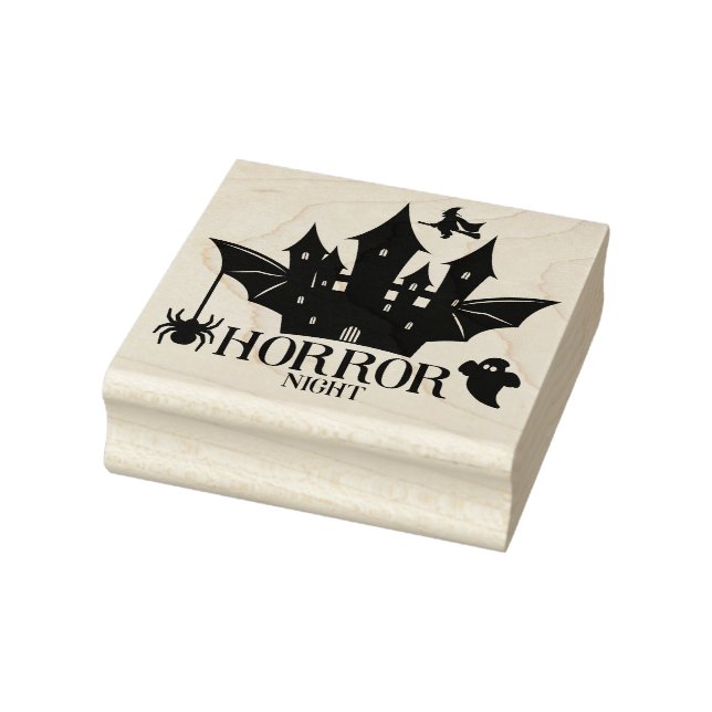 Halloween Horror Night Gummistempel (Stempel)