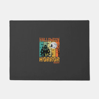 Halloween Horror Night Spukhaus Vektor_1 Fußmatte