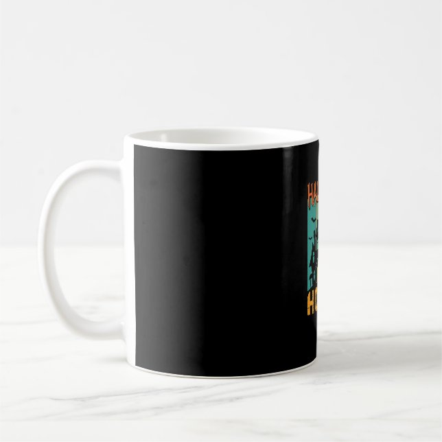 Halloween Horror Night Spukhaus Vektor_1 Kaffeetasse (Links)