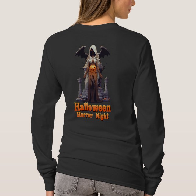 Halloween Horror Night T-Shirt (Rückseite)