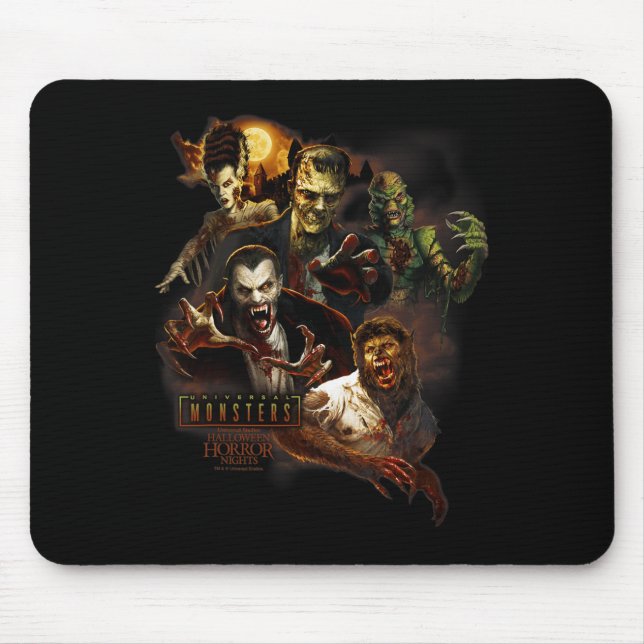 Halloween Horror Nights HN Universelle Monster Mousepad (Vorne)