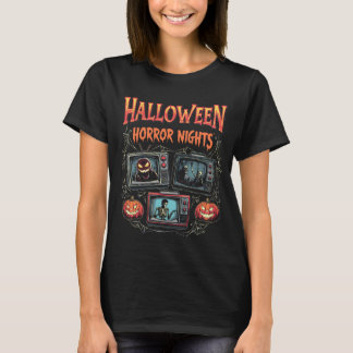 Halloween Horror Nights Vintage TV T-Shirt