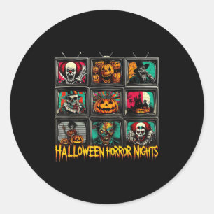 Halloween Horror Nights Y Film Runder Aufkleber