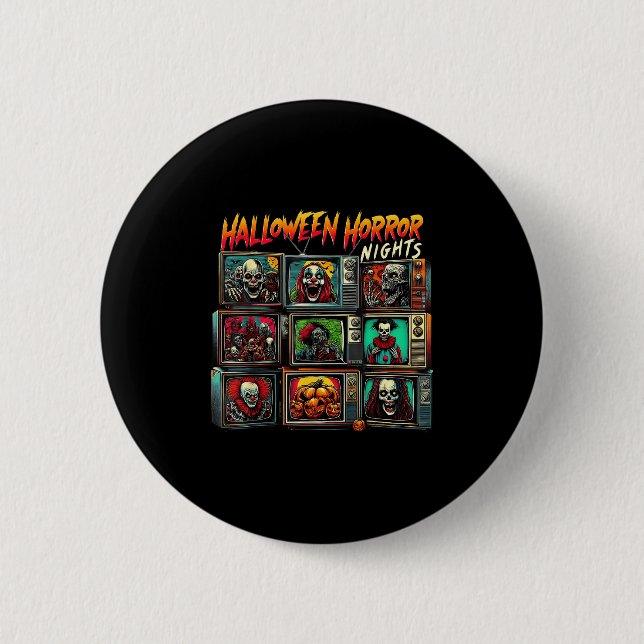 Halloween Horror Nights Y Movie  Button (Vorderseite)