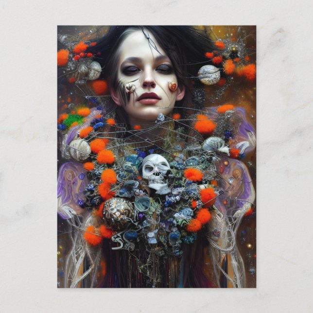 Halloween Horror Postcard Postkarte (Vorderseite)