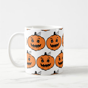 Halloween Horror Pumpkin Pattern Kaffeetasse