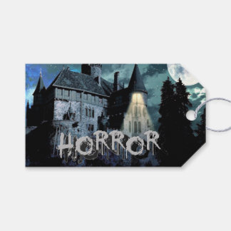 Halloween Horror Spuk House Beängstigend Blue Nigh Geschenkanhänger