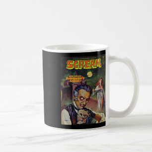 Halloween Horror Vintag Skull Monster Comic Book Kaffeetasse