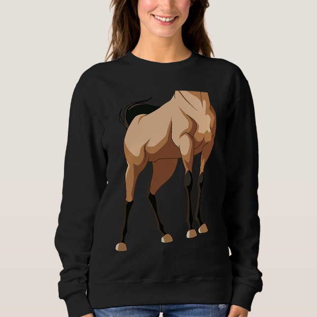 Halloween horse body costume for children sweatshirt (Vorderseite)