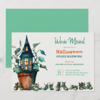 Halloween House Erwärmung New Address Shoes Pflanz