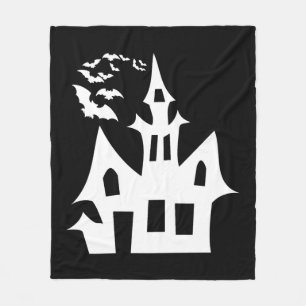 Halloween House Fleecedecke