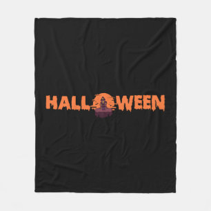 Halloween House Fleecedecke
