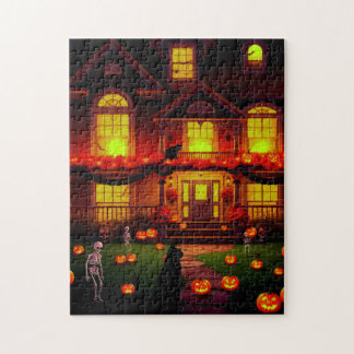 Halloween House Party für Katzen! Puzzle