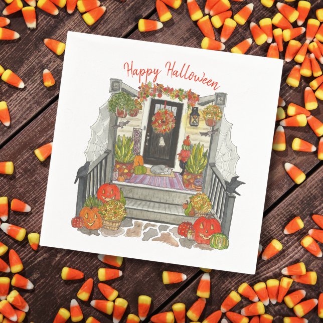 Halloween House Party Serviette (Von Creator hochgeladen)