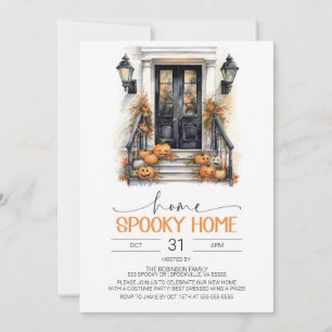 Halloween Housewarming Einladung, Neues Zuhause-Pa Einladung