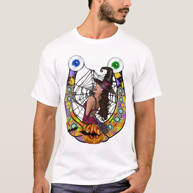 Halloween Hufeisen T-Shirt (Vorderseite)