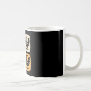 Halloween-Hühner-Skelett-Hühner-Farm-Tier-Spo Kaffeetasse