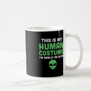 Halloween Human Costume Im Alien Funny Men Women K Kaffeetasse