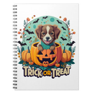 Halloween Hund 1 Notizblock