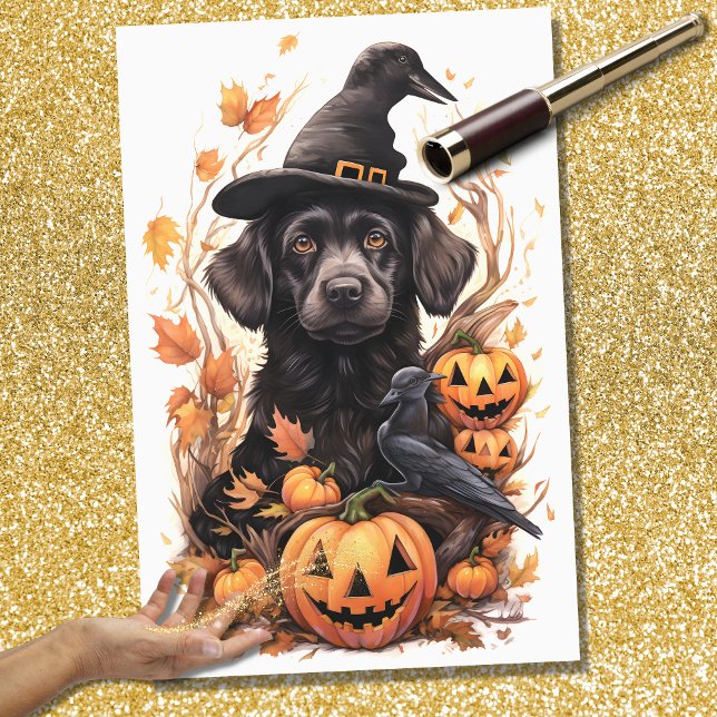 Halloween Hund 4 Decoupage Paper Seidenpapier (Von Creator hochgeladen)