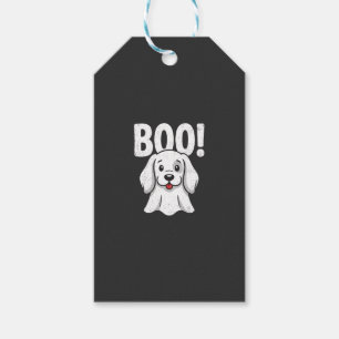 Halloween-Hund Boo Süßer Welpe Geist Design Geschenkanhänger