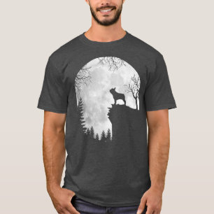 Halloween Hund Frenchie T-Shirt Frenchie Dog Moon 