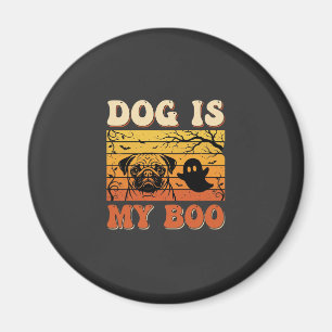 Halloween-Hund ist mein Boo-Pug-Geisterdesign Magnet