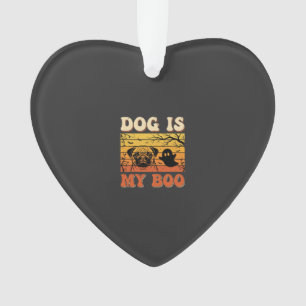 Halloween-Hund ist mein Boo-Pug-Geisterdesign Ornament