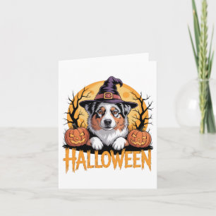 Halloween Hund Lover's Fun-Stimmung Kostüm für Par Karte