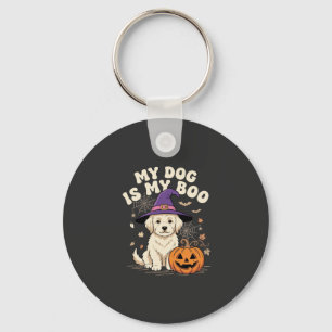Halloween Hund Mein Hund ist mein Boo Schlüsselanhänger